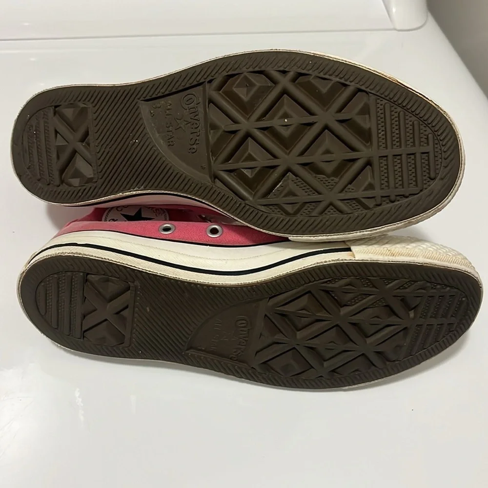 Converse Pink High-Top Sneakers big kids size 3